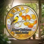 Goldfinch Bird Suncatcher – Colourful Acrylic Window Hanging Decoration